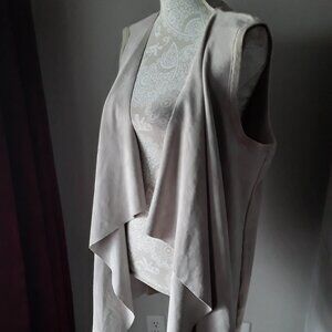 Calvin Klein two tone tan duster cardigan size XL